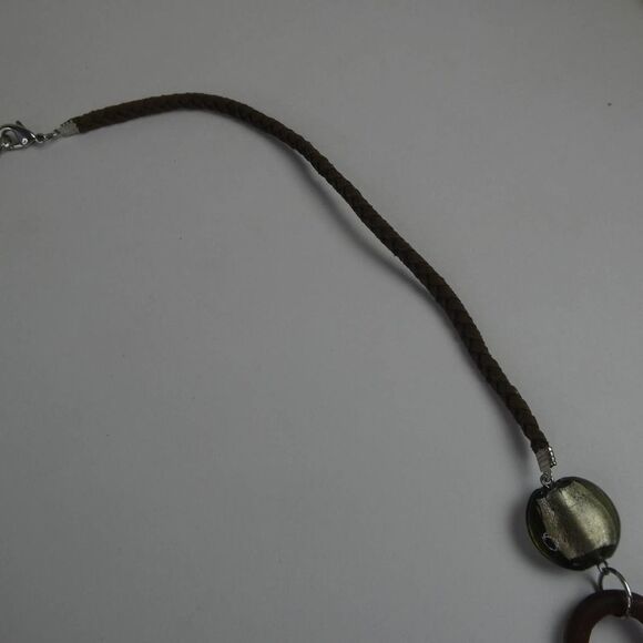 Multi Strand Beaded Necklace Boho Dyed Shell Mixed Material Festival Plus Size - Picture 7 of 9